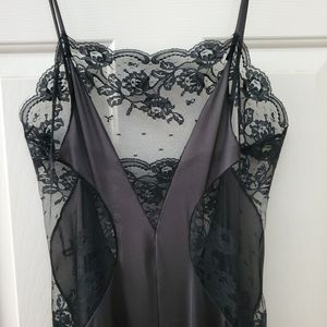 Sexy, feminine black nightgown